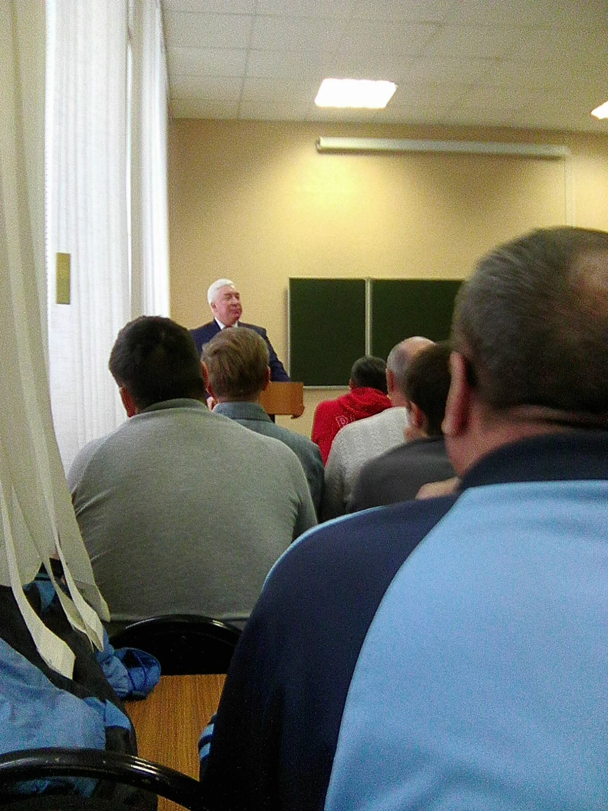 Встреча с ректором профессорско-преподавательского состава института физической культуры и спорта